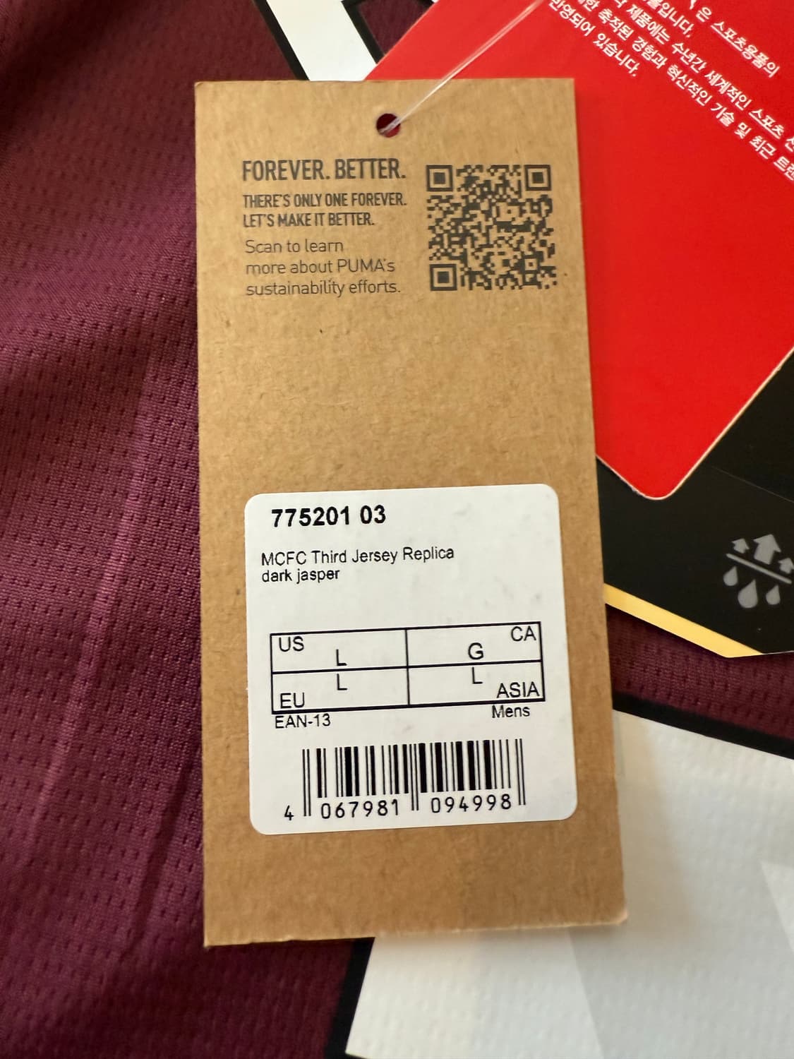 [해외L]24-25 맨시티 써드 덕배 유니폼 상품이미지3