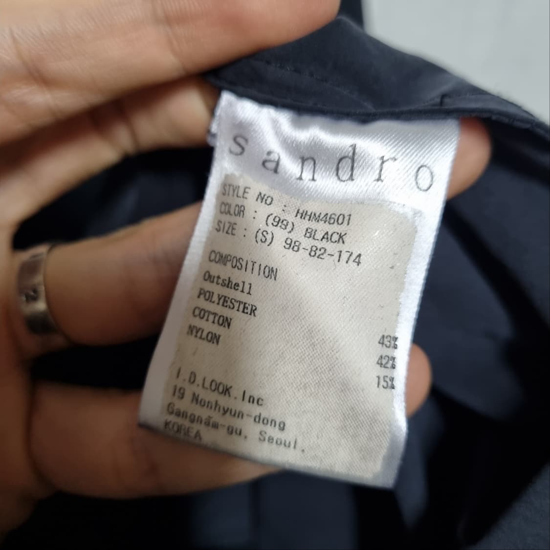 산드로옴므 롱 트렌치 코트 상품이미지4