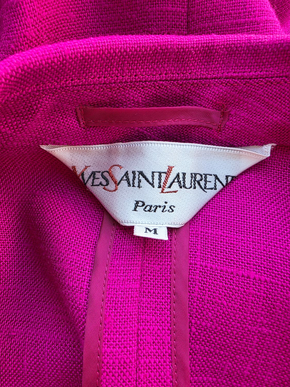 입생로랑 핫핑크 롱 스커트 셋업 상품이미지5