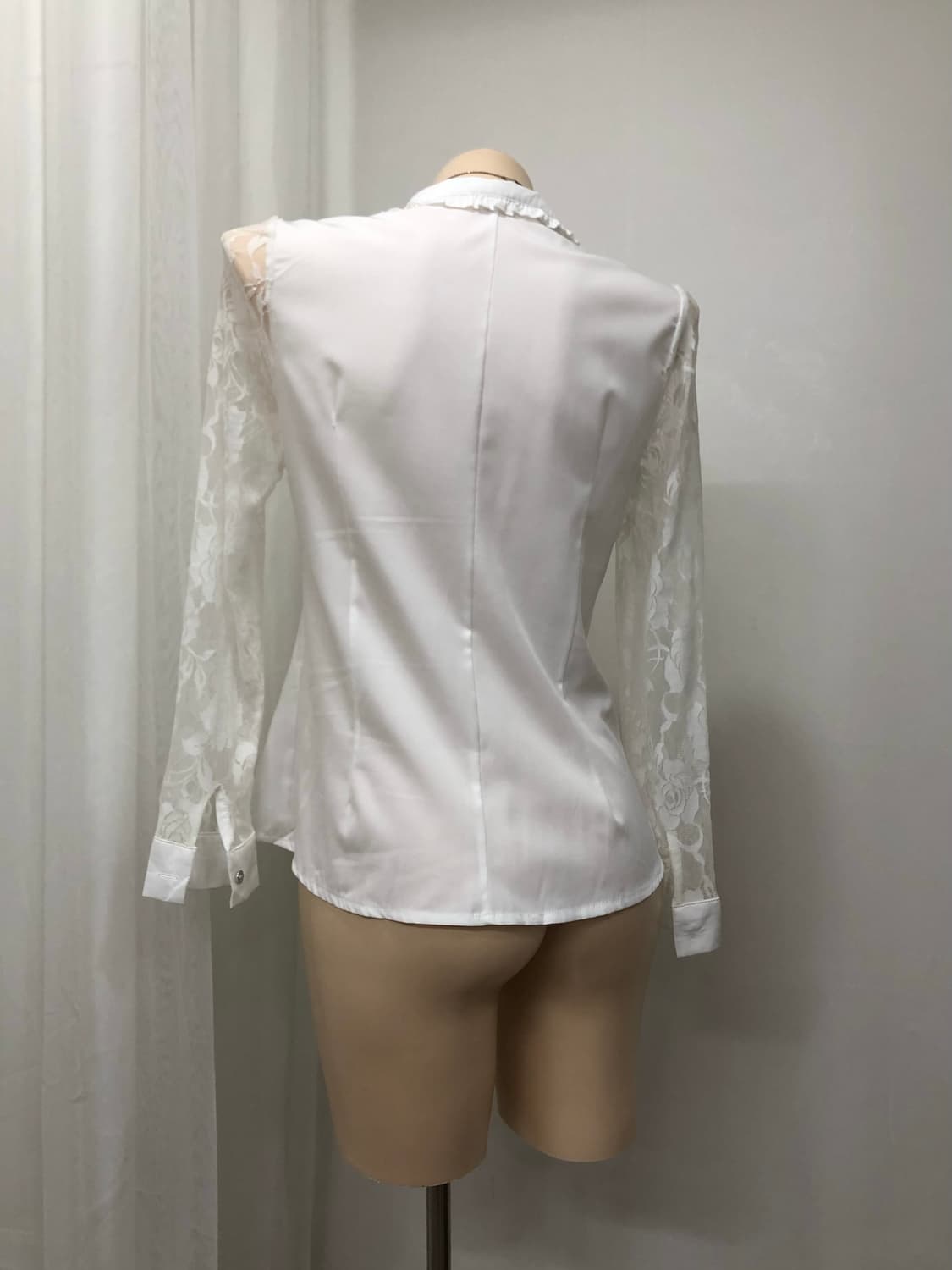 rose sheer frill sleeve blouse 상품이미지3