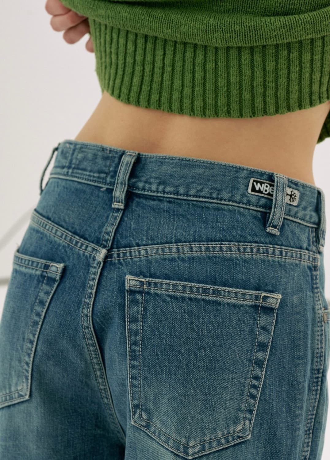 웰빙익스프레스 essential denim medium blue 상품이미지2
