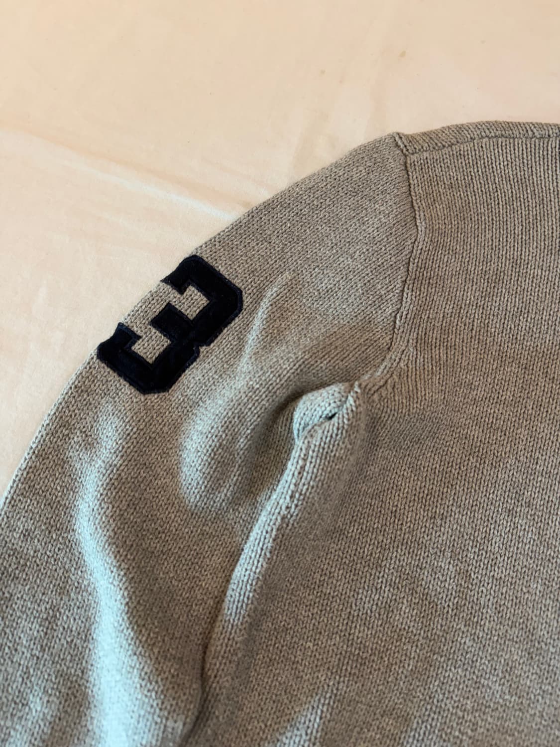 폴로 랄프로렌 빅포니 치프키프 니트 집업 져지 그레이 상품이미지3