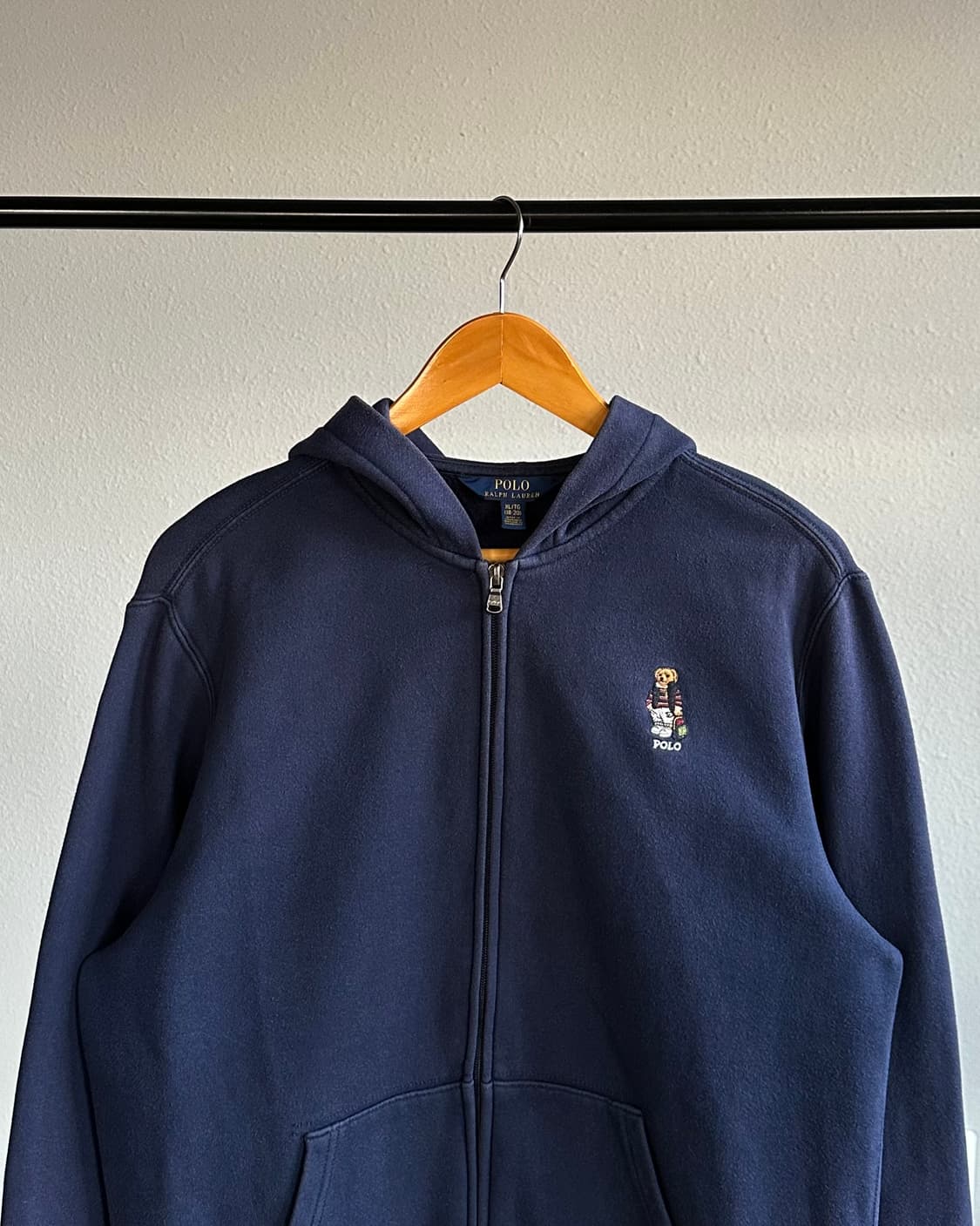 [M]폴로 랄프로렌 폴로베어 네이비 후드집업 상품이미지2
