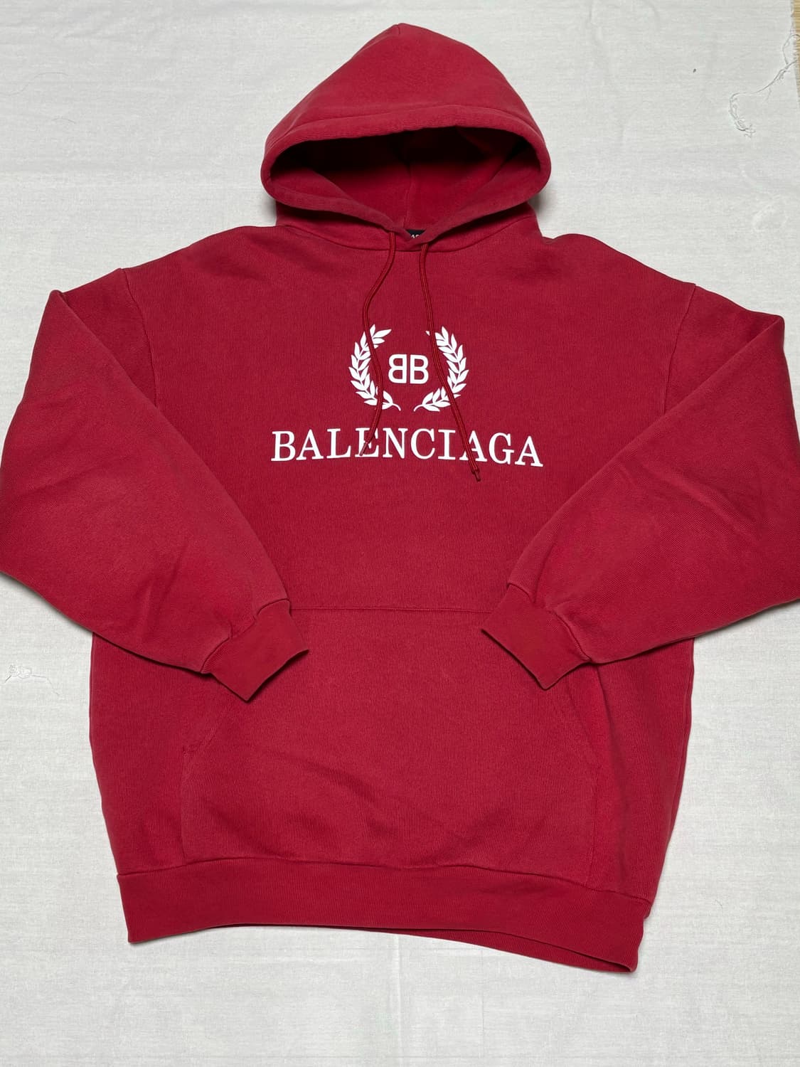 발렌시아가 월계수 로고 후드티 [105] 상품이미지1