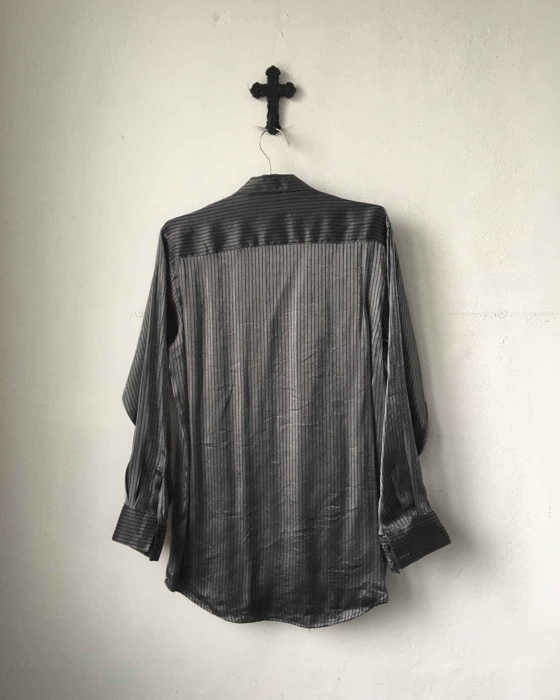 Stripe pattern sliver mood shirt 상품이미지2