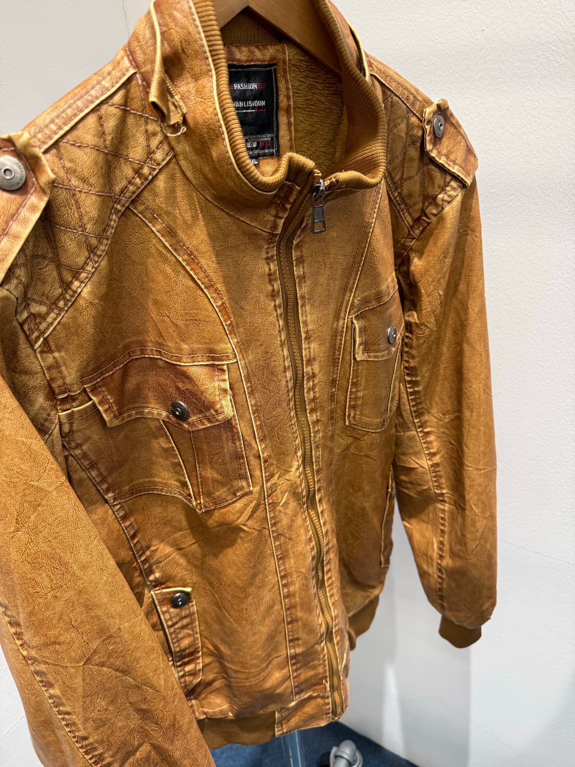 재패니즈 빈티지 페이크 레더 상품이미지3