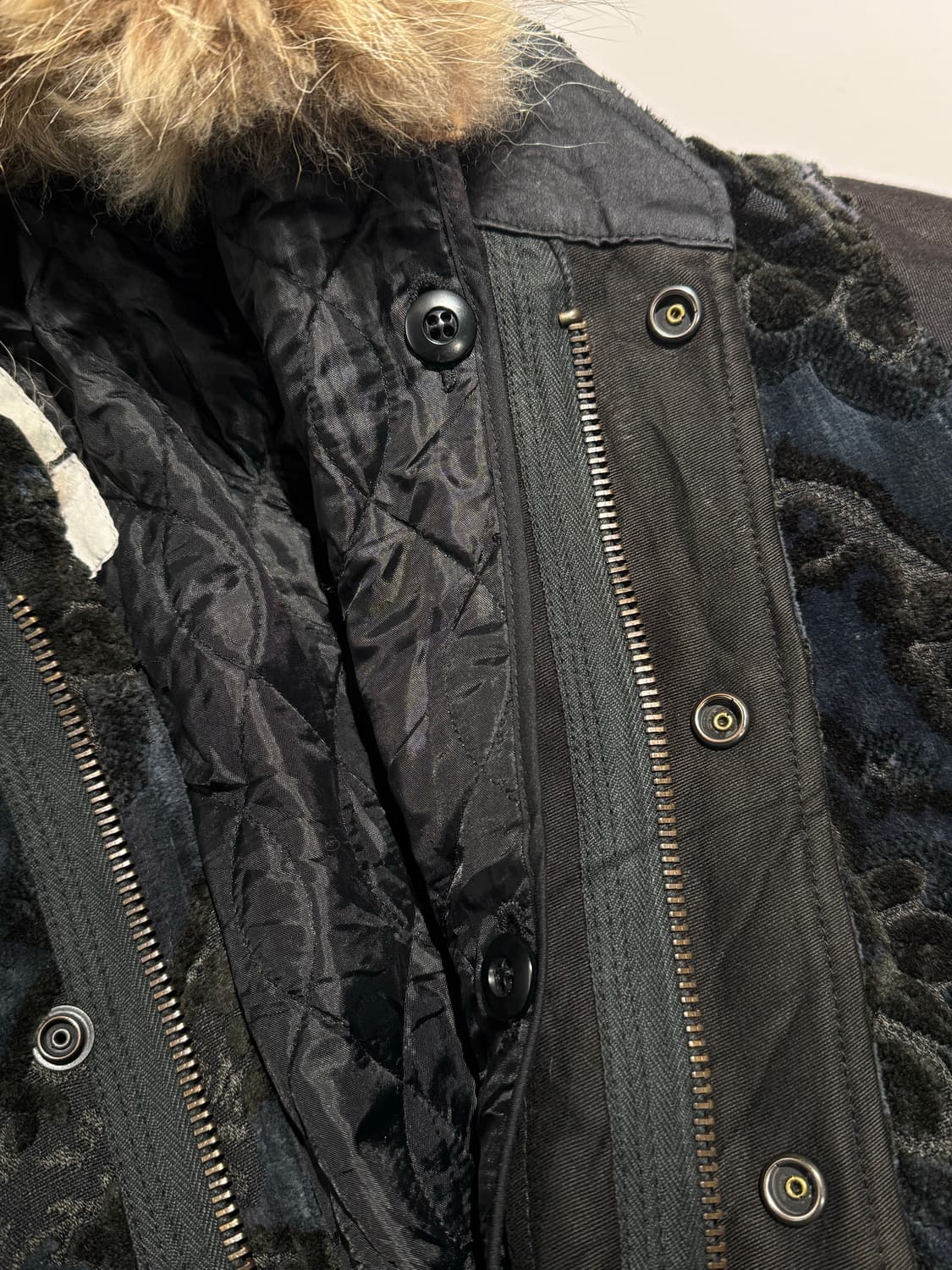 미하라야스히로 페이즐리 퍼후드 피쉬테일 파카  상품이미지10