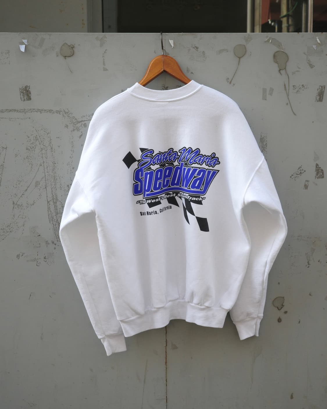 빈티지 캘리포니아 산타 마리아 스피드웨이 스웻셔츠 상품이미지4