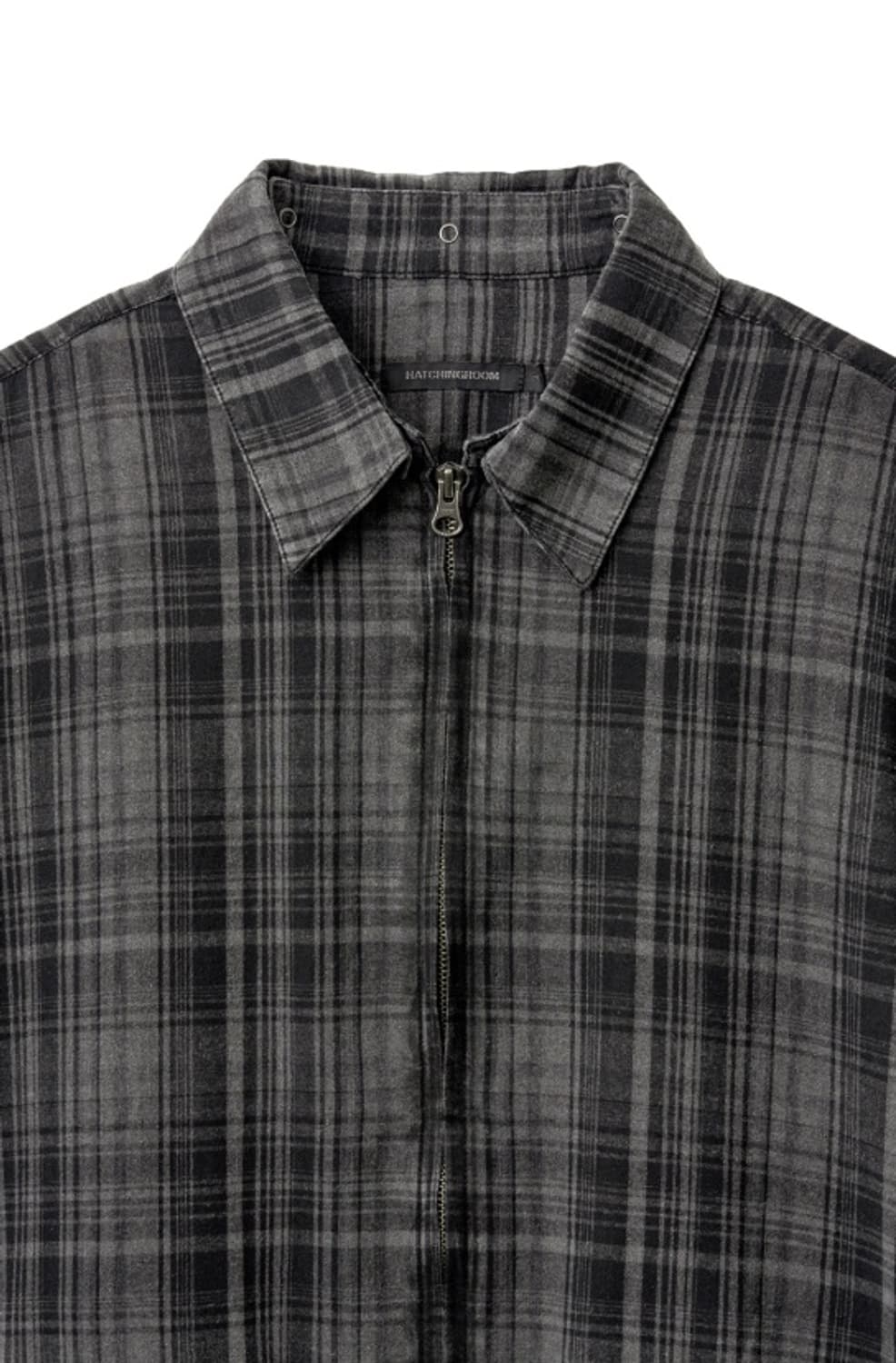 [3] 해칭룸 Shirket Over Dyed Check Charcoal 상품이미지4