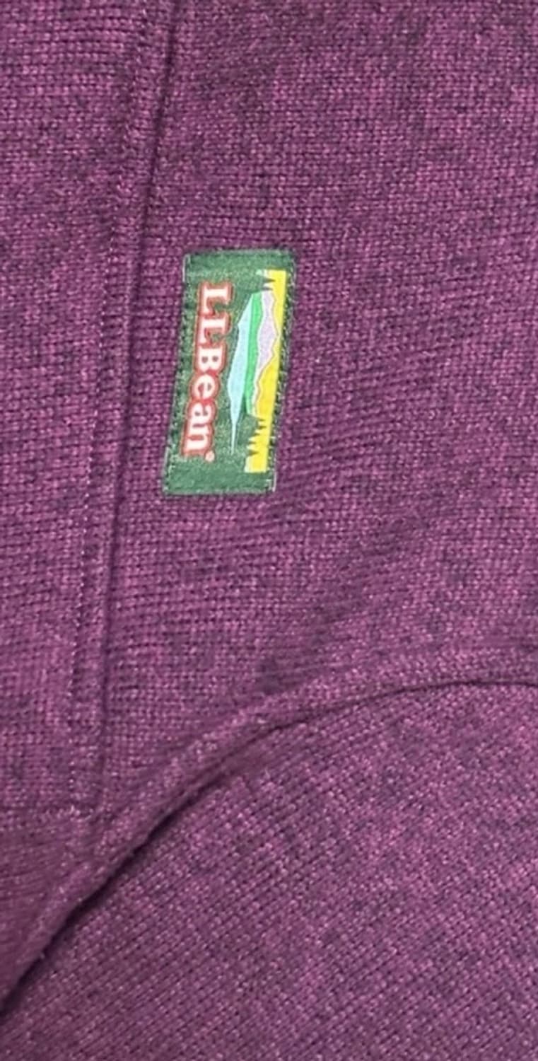 LL Bean 풀오버 버건디 M 상품이미지6