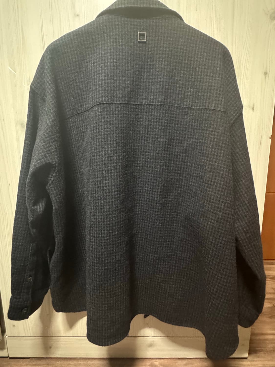 우영미 24fw 울 체크셔츠 팝니다 상품이미지2