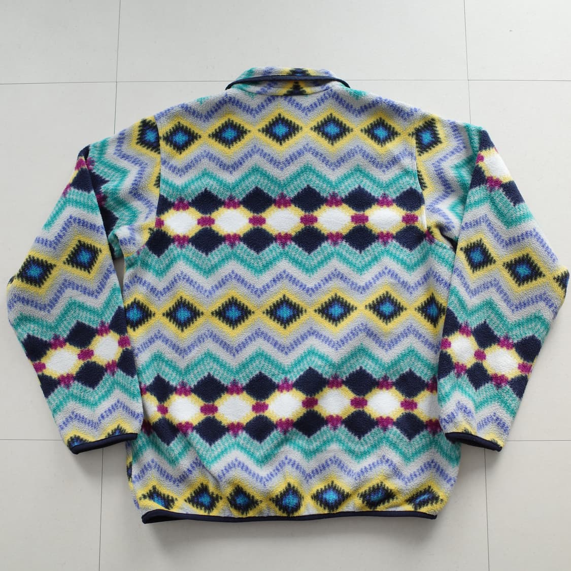 [L] 파타고니아 신칠라 스냅티 에스닉 아즈텍 패턴 플리스 상품이미지5