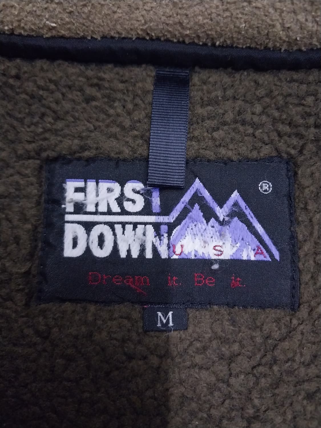 FIRST DOWN 퍼스트다운 플리스 자켓 M 상품이미지7