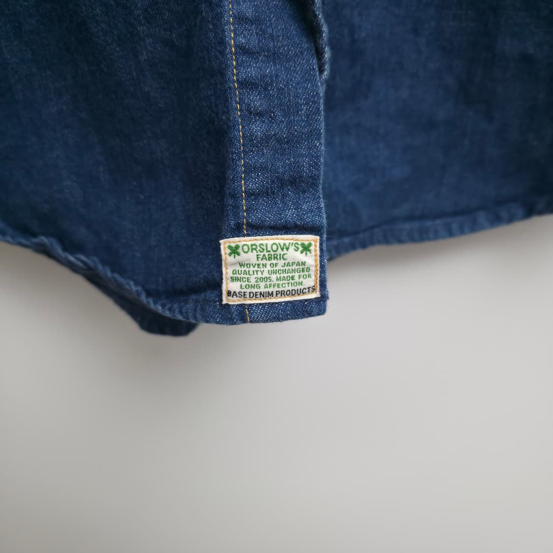 [2,M] 오어슬로우 데님 셔츠 상품이미지5