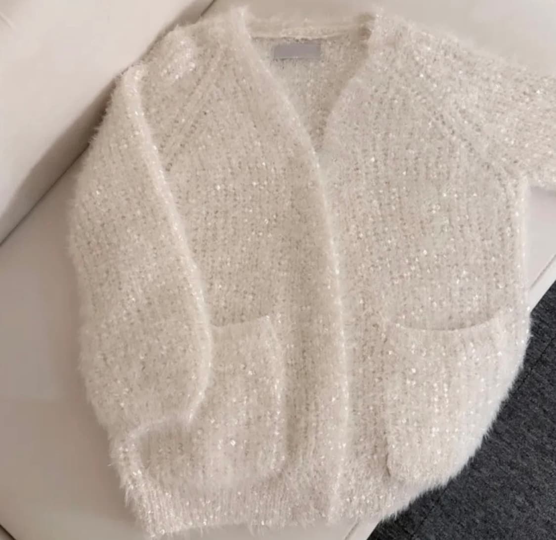 펄 가디건 (그레이) 상품이미지1