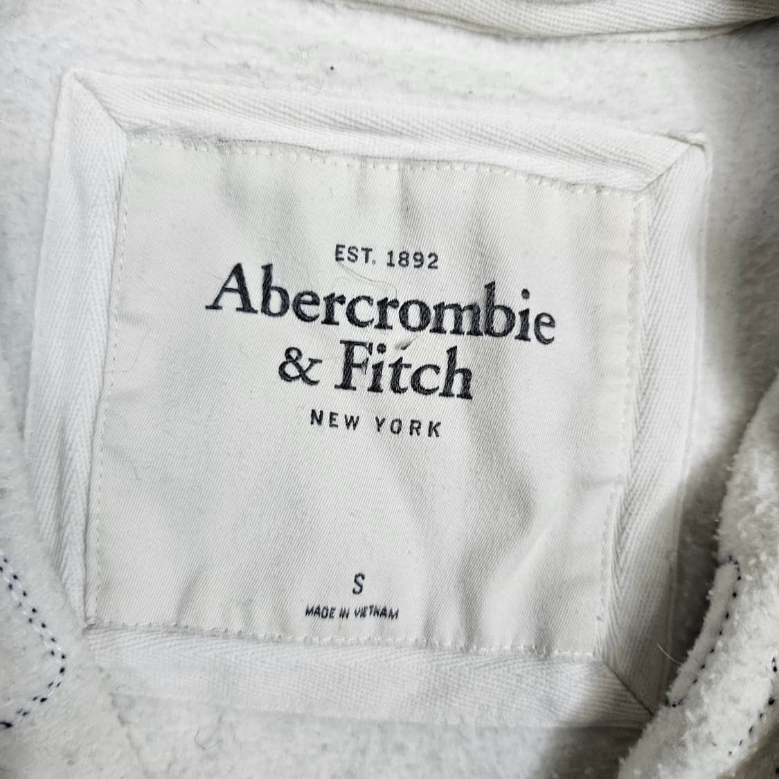 아베크롬비 아치 로고 후드 집업 S 딱붙핏 상품이미지4