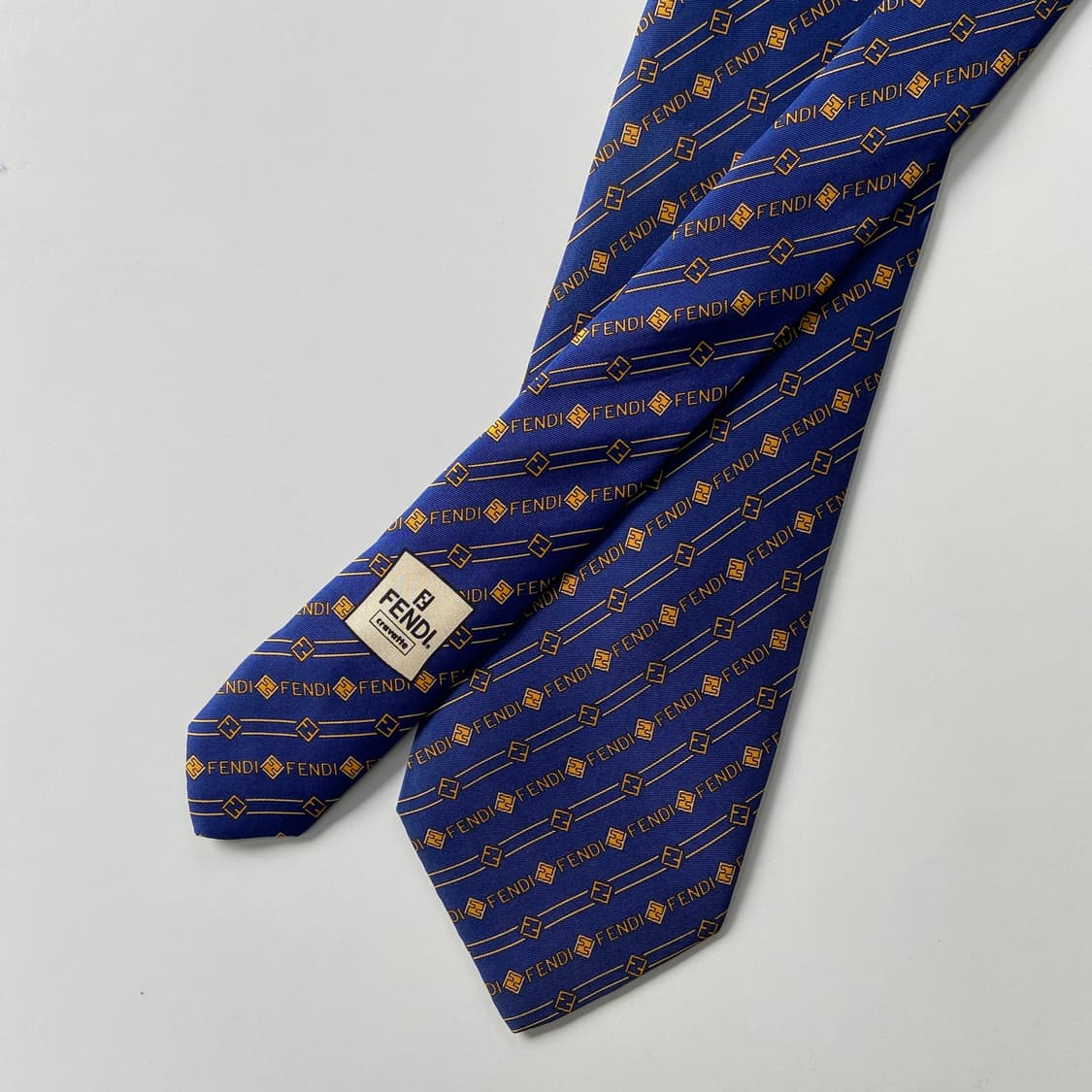 펜디 (FENDI) 영문모노그램 정품 명품 넥타이 상품이미지2