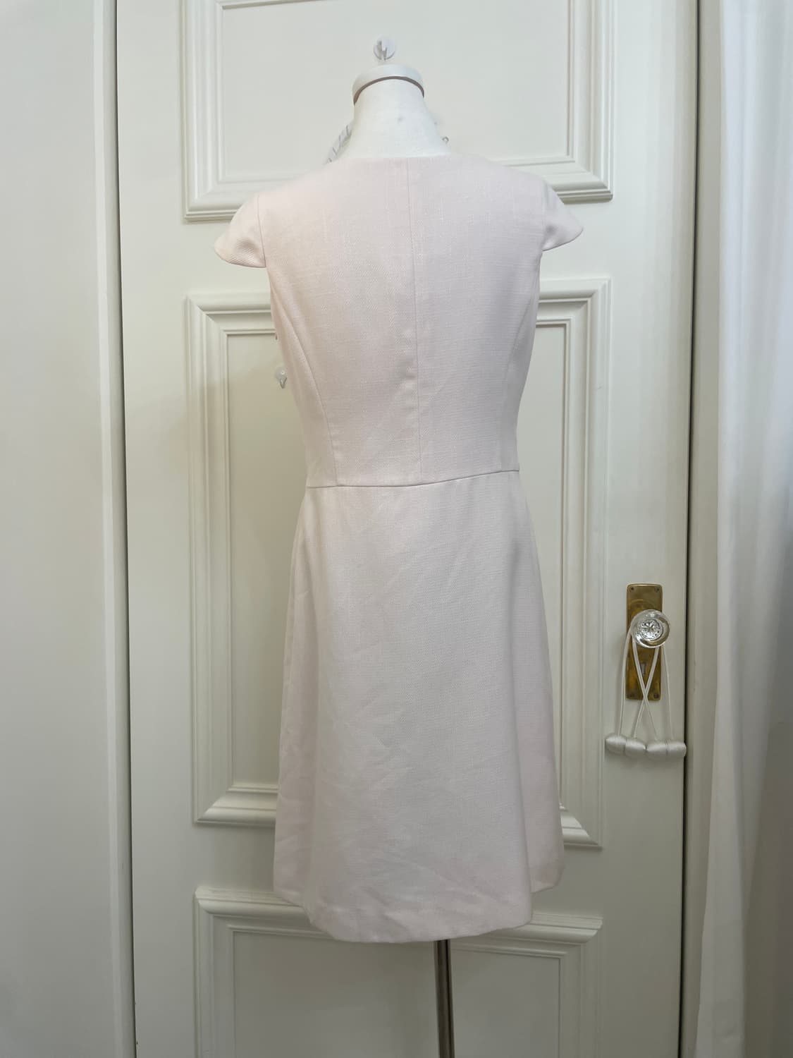 pink twinkle tweed shirring french sleev 상품이미지4