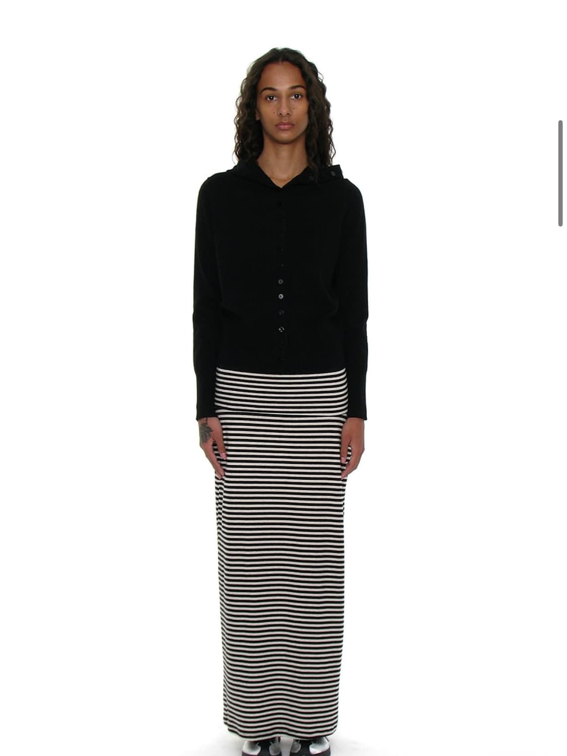 Partimento women classic hooded cardigan 상품이미지2