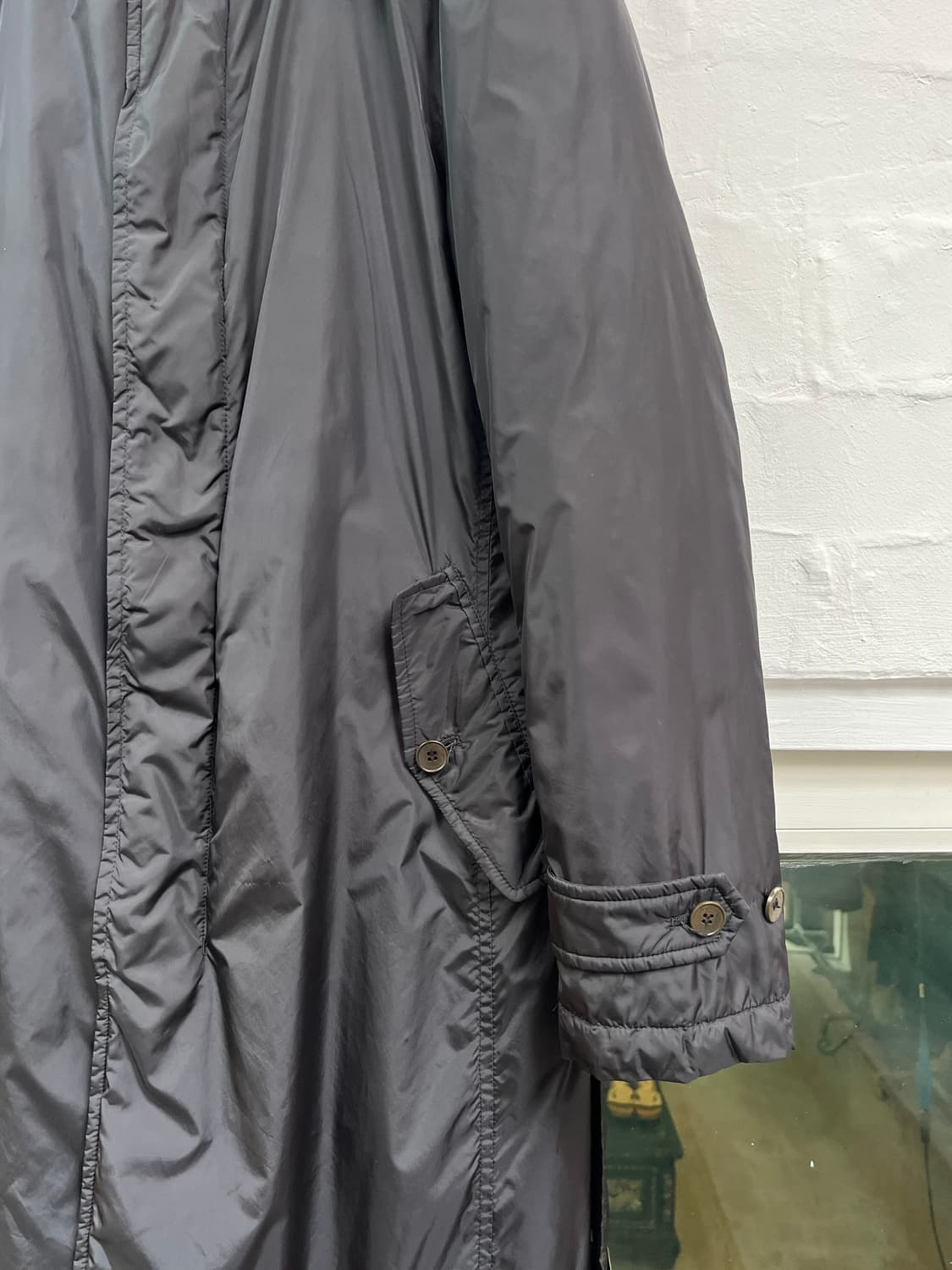 Theory 히든 버튼 다운 패딩 코트 38 상품이미지3