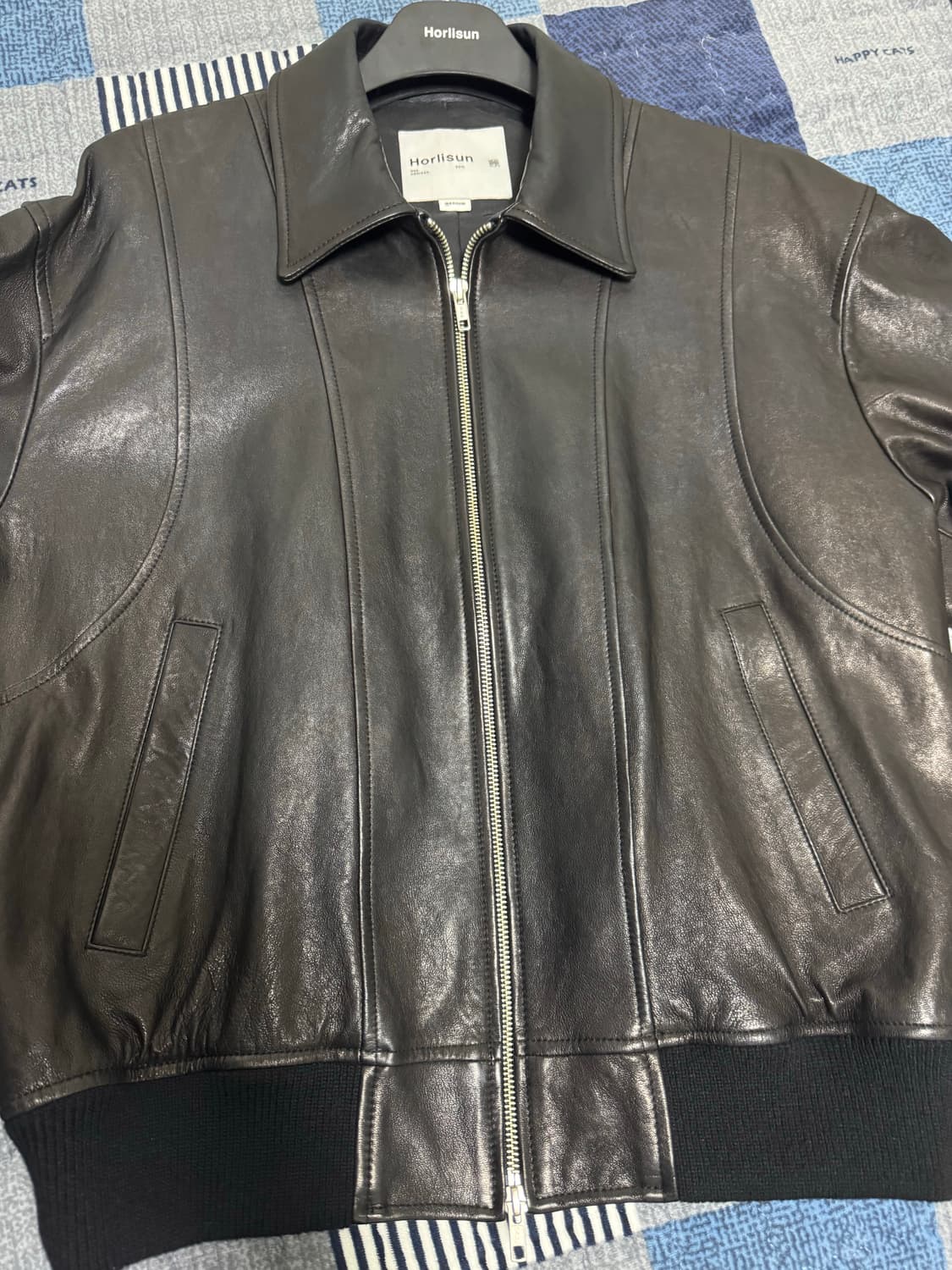 홀리선 24FW 레더 자켓 M사이즈 상품이미지1