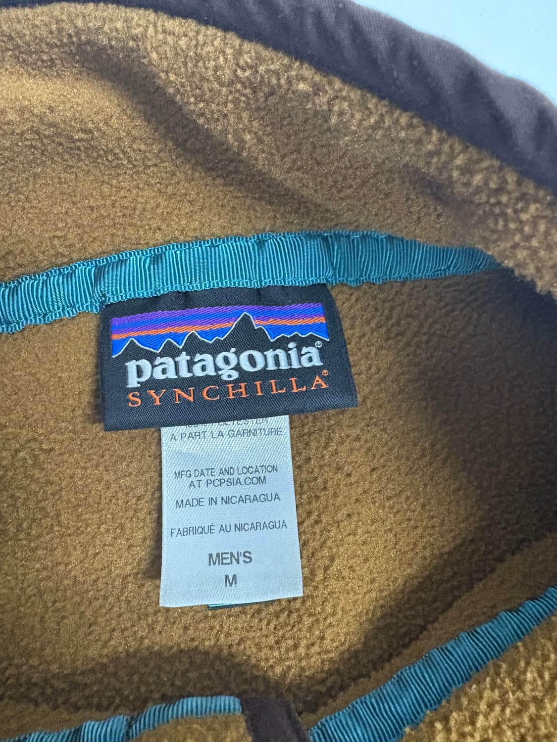 빈티지 파타고니아 신칠라 스냅티 멘즈M 브라운 상품이미지5