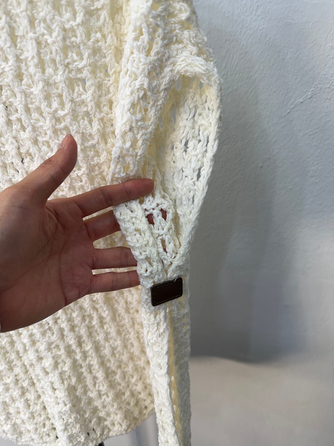 정품) 파비아나필리피 여성 크로셰 니트 탑 S  상품이미지4