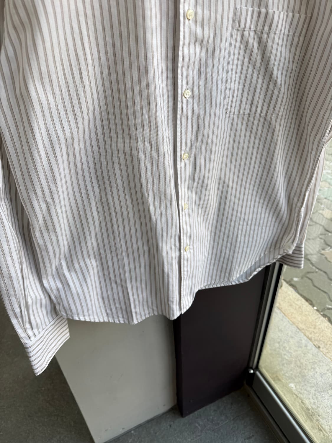 105/ 로로피아나 슈퍼파인 코튼 스트라이프 셔츠 상품이미지4