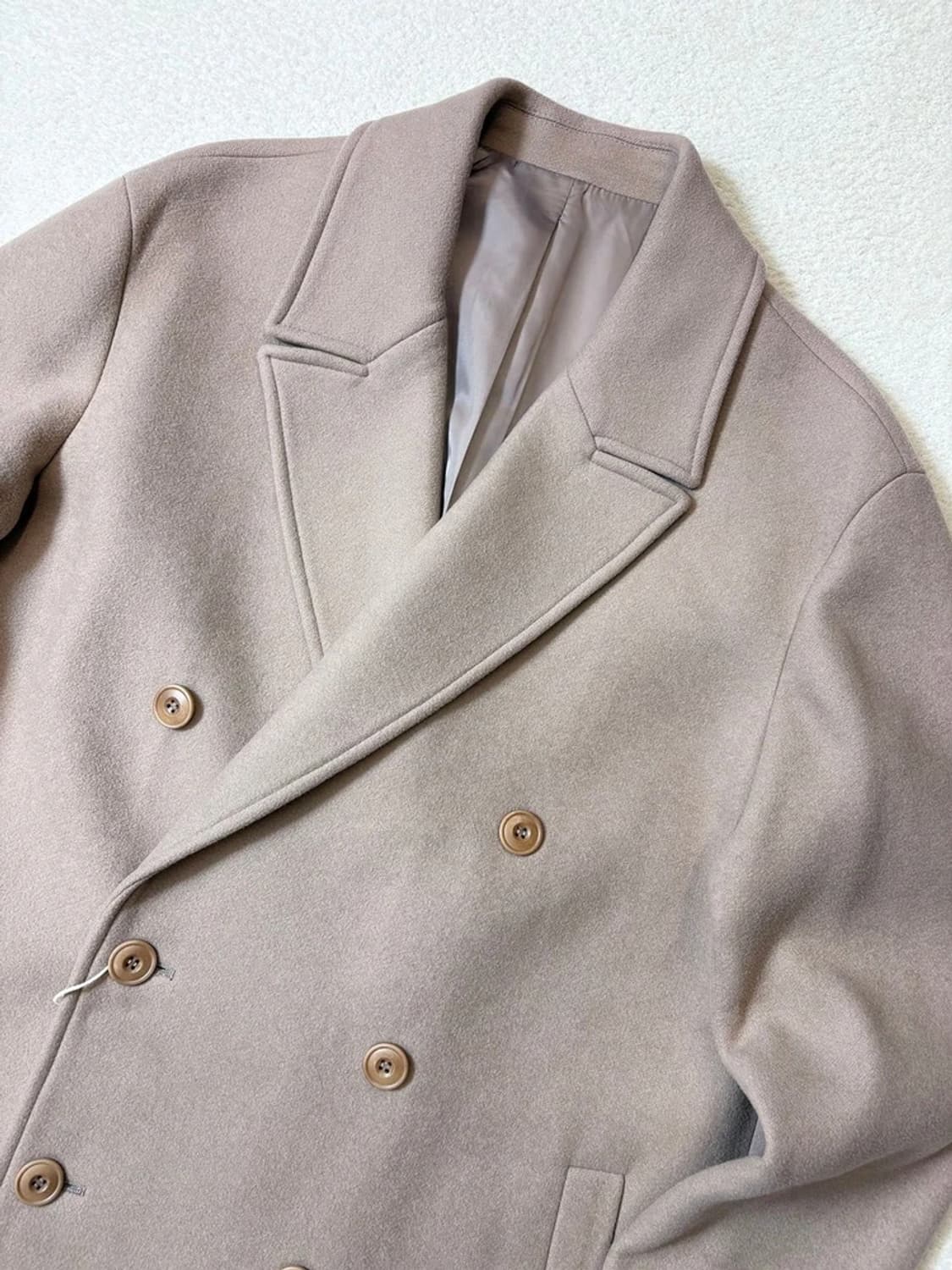 쿠어 Coor MTR 오버핏 캐시미어 블렌드 더블 롱 코트 PN6293 상품이미지2