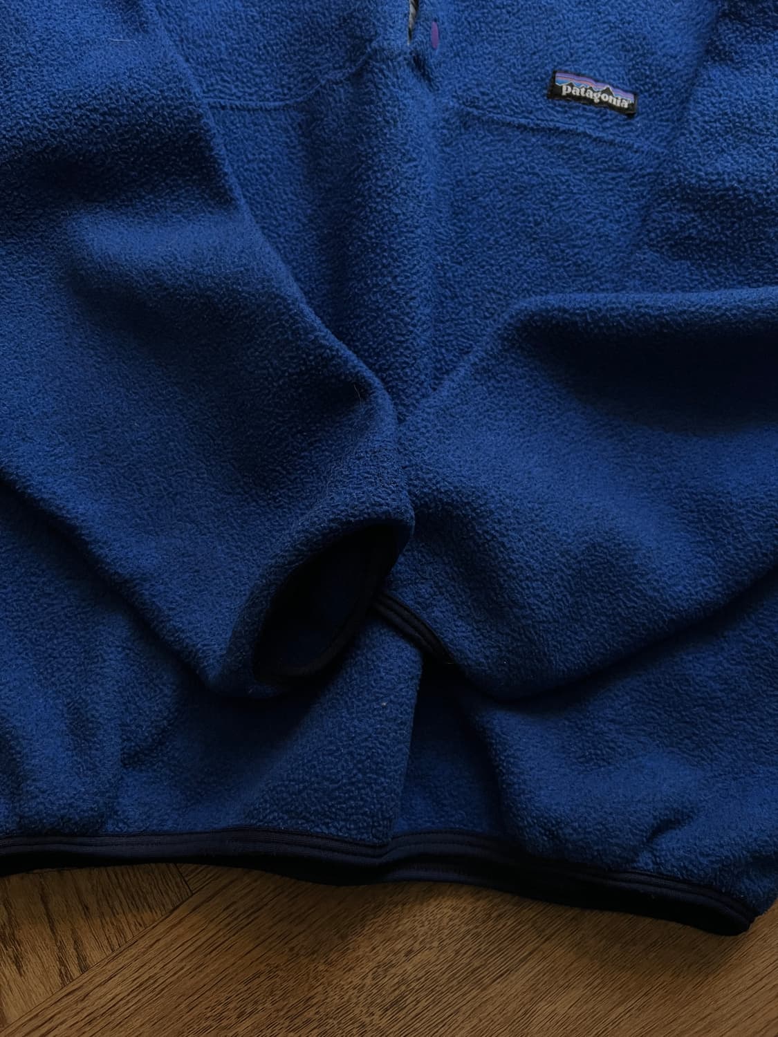 [Kids XL]90's 파타고니아 신칠라 블루 아노락 플리스 상품이미지5