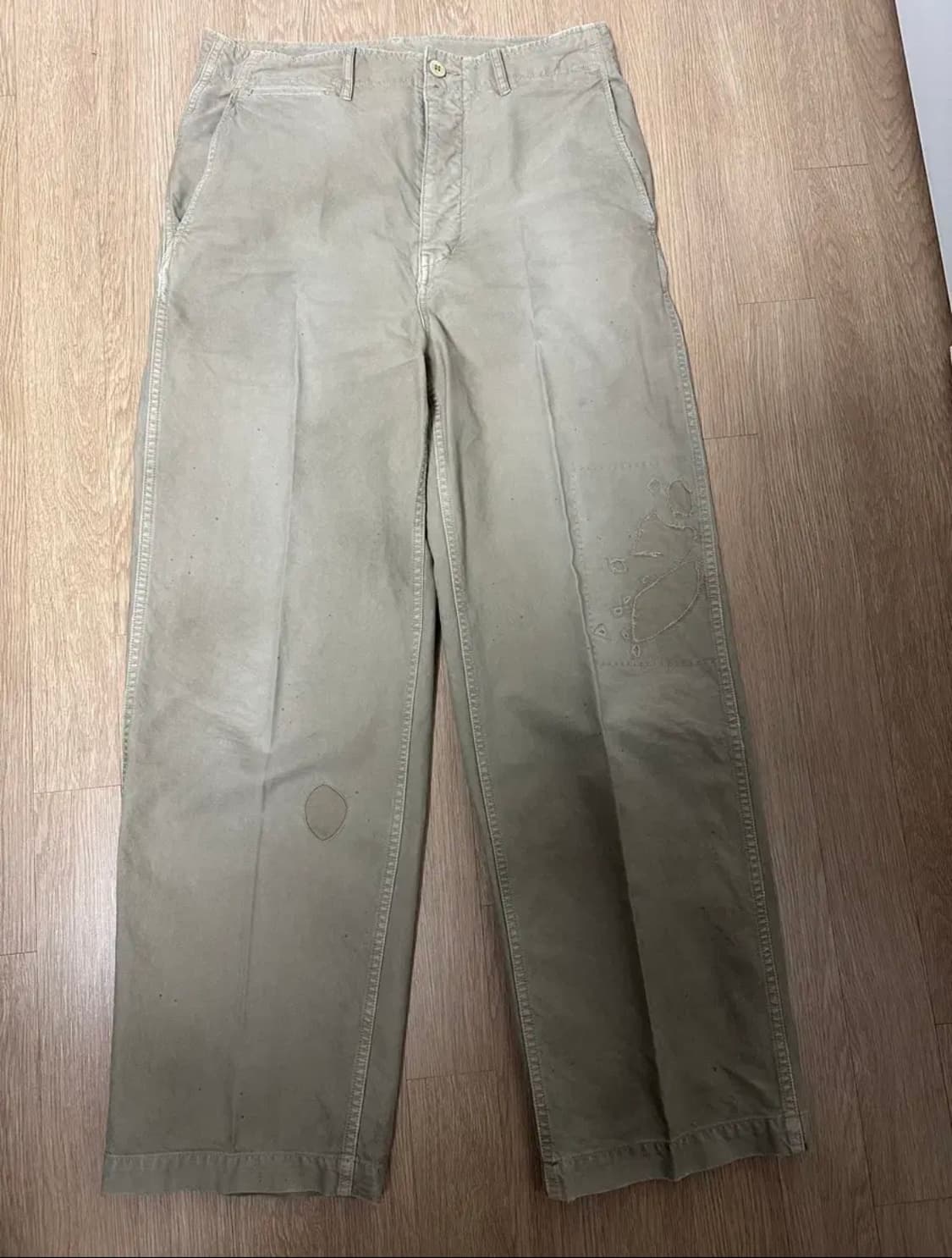  [2]25SS 비즈빔 EX Wide Chino 와이드 치노 크래쉬 상품이미지1