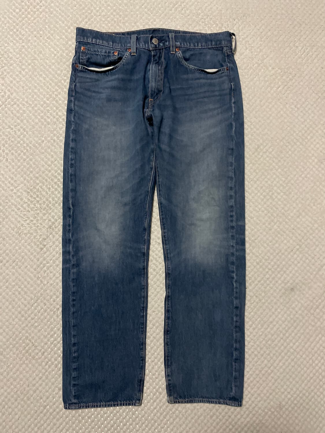 [34X32] 리바이스 505 레귤러 핏 프리미엄 빅E 데님(클리닝O) 상품이미지1