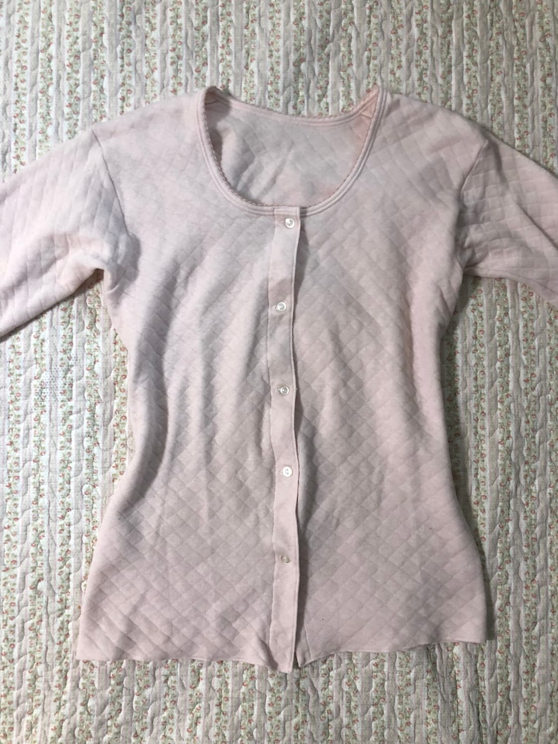 Babypink quilt tee 상품이미지1