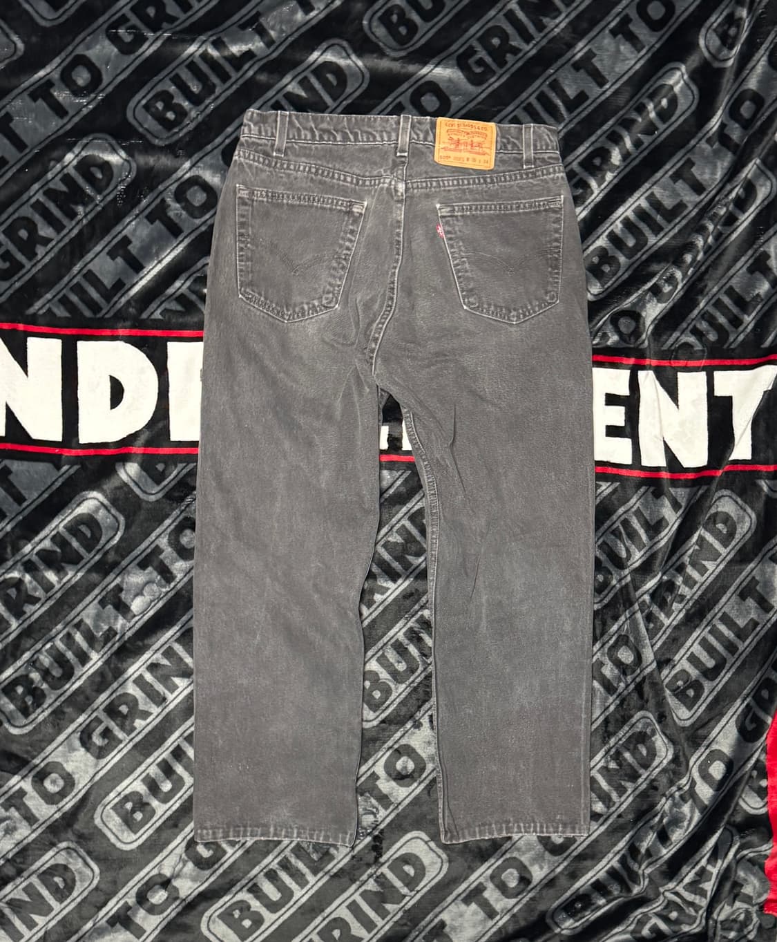 리바이스 505 XX 데님 진 팬츠 블랙 상품이미지2