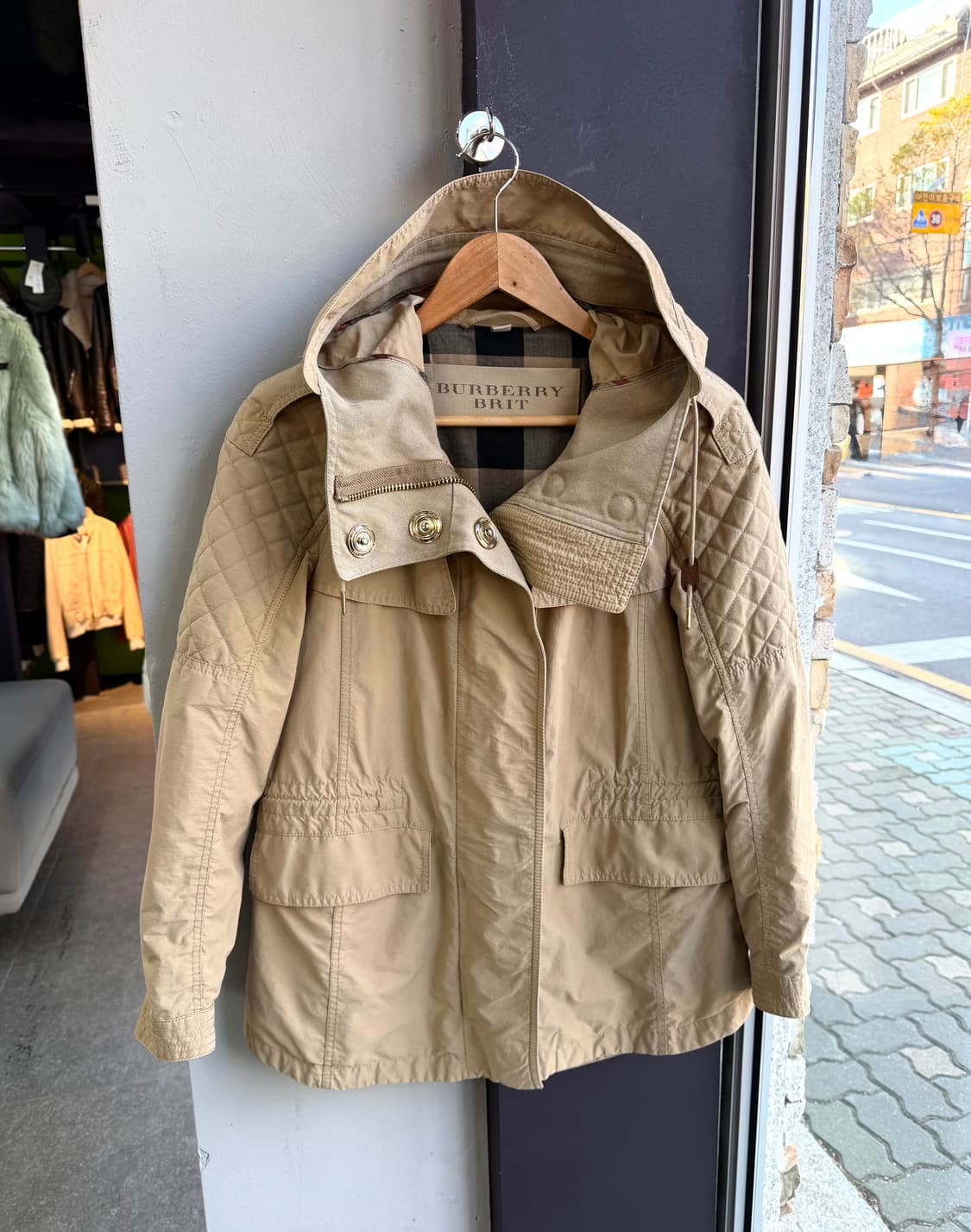 UK6/ 버버리 유틸리티 견장 트렌치 코트자켓 상품이미지2