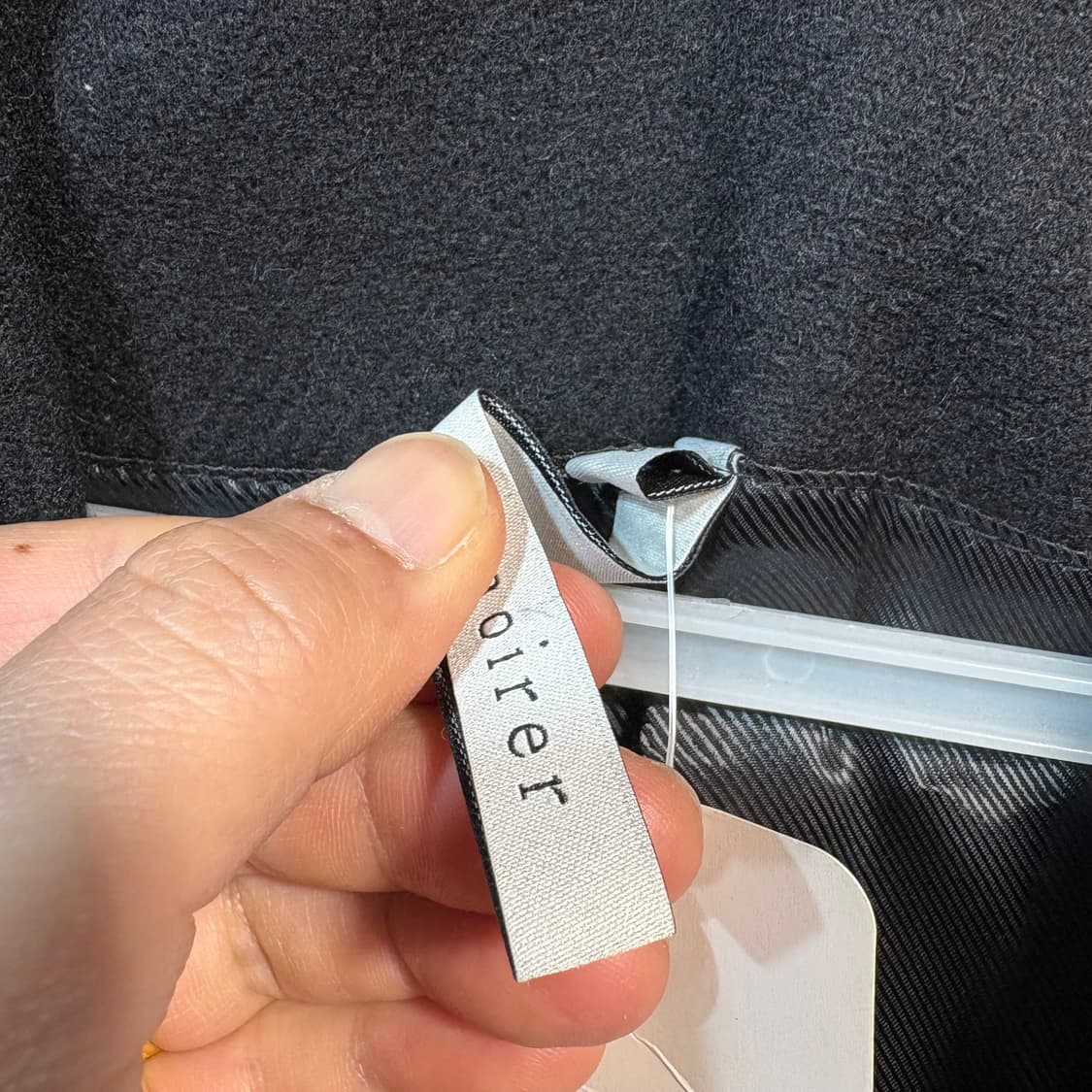 [48] noirer 노이어 후드 더블 코트 상품이미지4