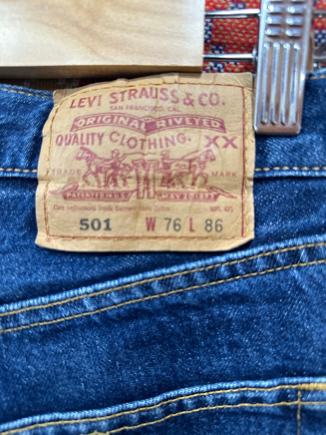 90s 리바이스 501  코리아제품 28사이즈 상품이미지3
