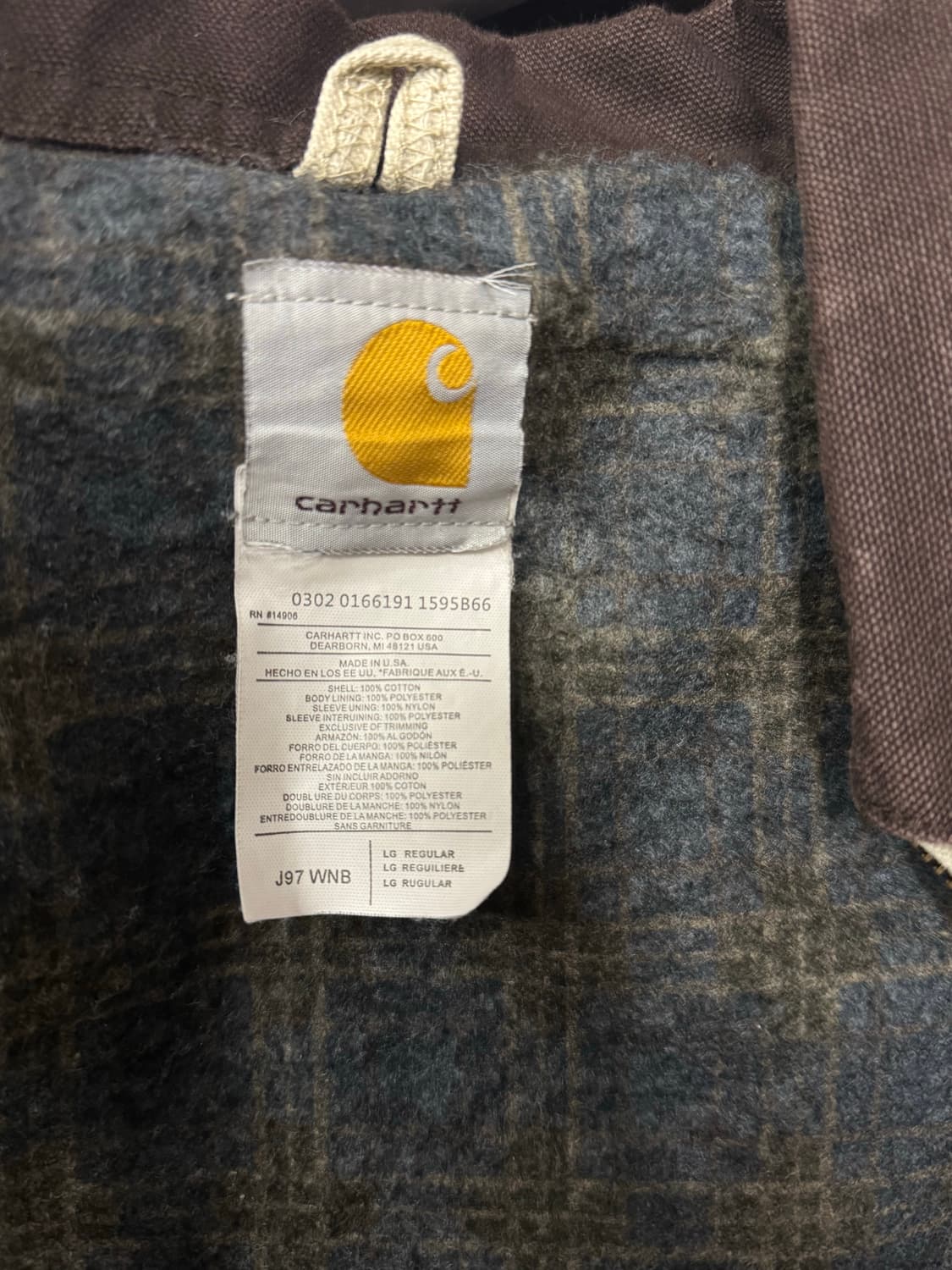칼하트 j97 L사이즈 상품이미지3
