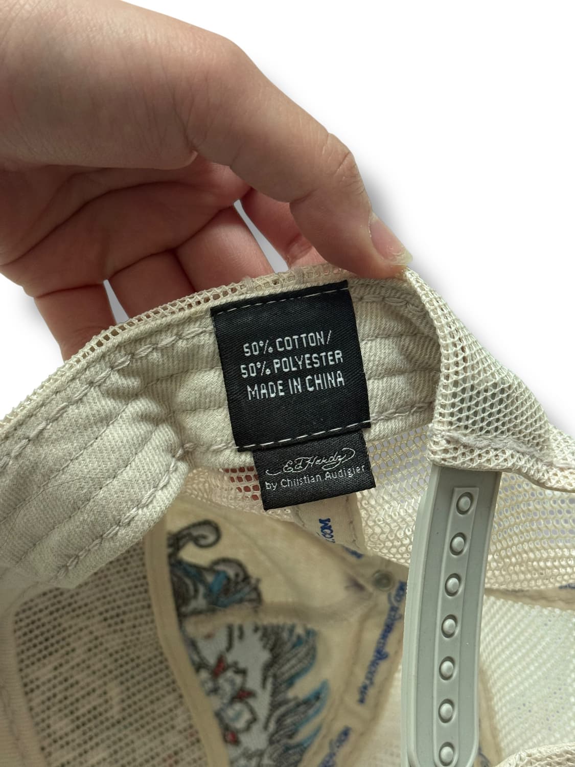 에드하디 y2k 아이보리 모자 상품이미지5