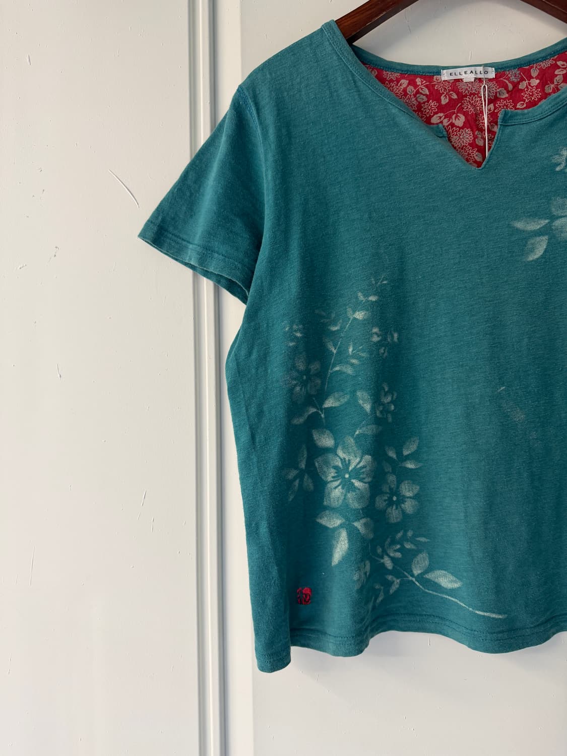 일본빈티지 하구미 에스닉 반팔티 상품이미지4