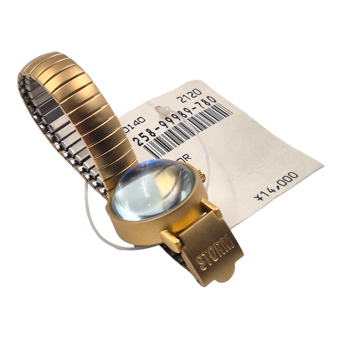 90s 영국 스톰 스페이스 에이지 블루 반구 시계 상품이미지4