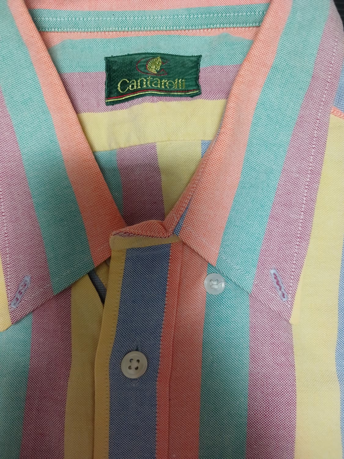 Cantarelli 파스텔 스트라이프 셔츠 상품이미지3