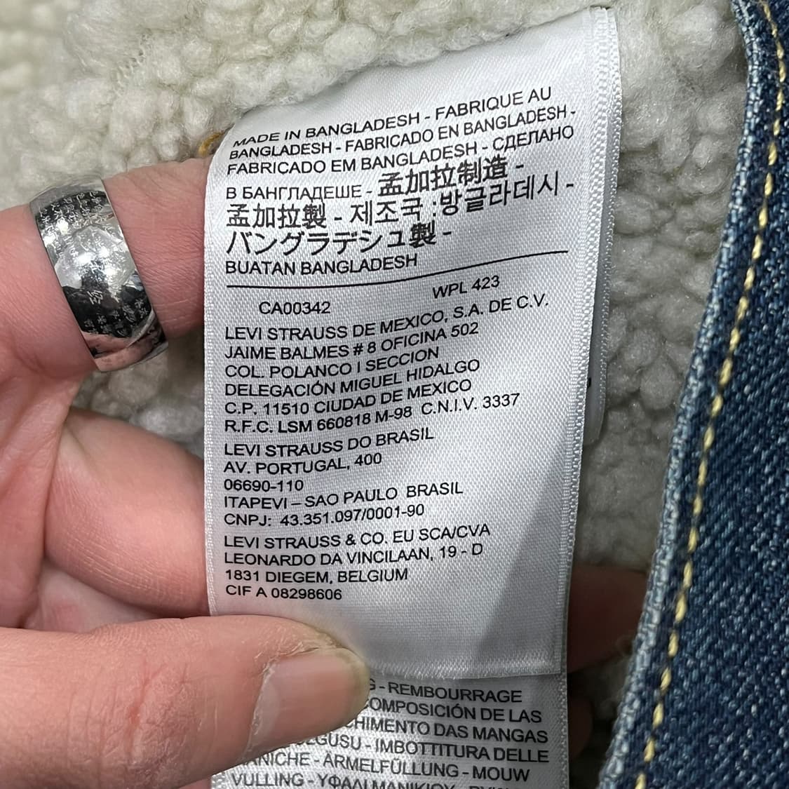 리바이스 셰르파 데님자켓 s08769 상품이미지7