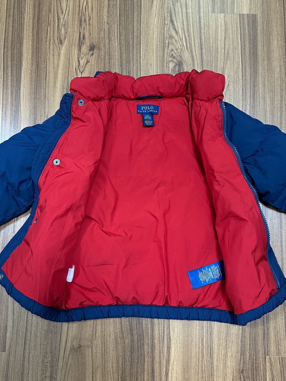 폴로 키즈 네이비 퀼팅 자켓 3/3T 상품이미지7