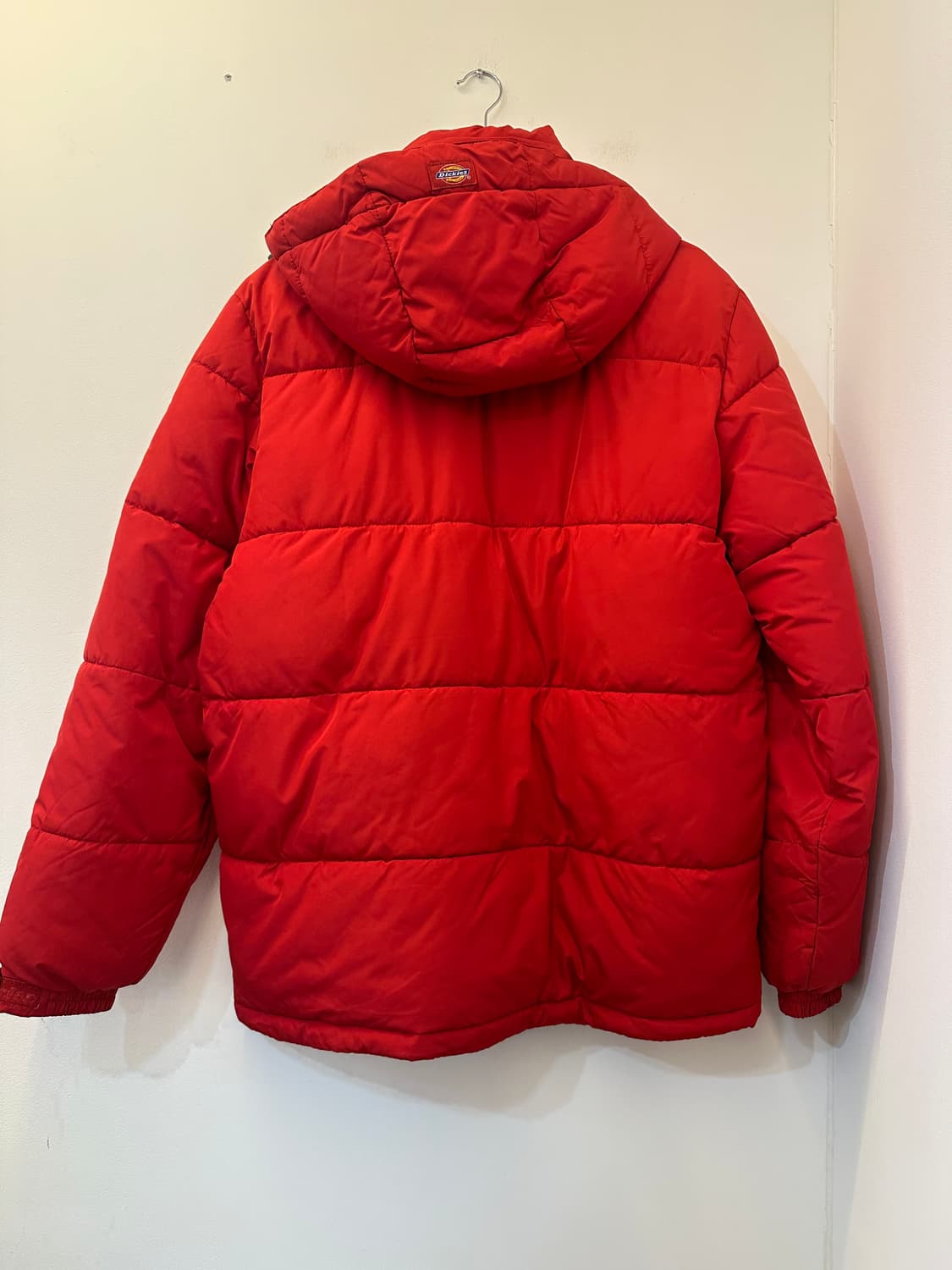 XL) 디키즈 레드 폴리 하프 패딩 상품이미지2