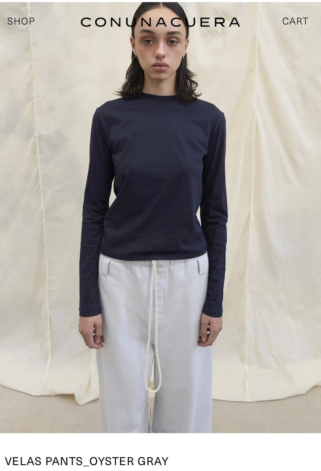 VELAS PANTS OYSTER  상품이미지1