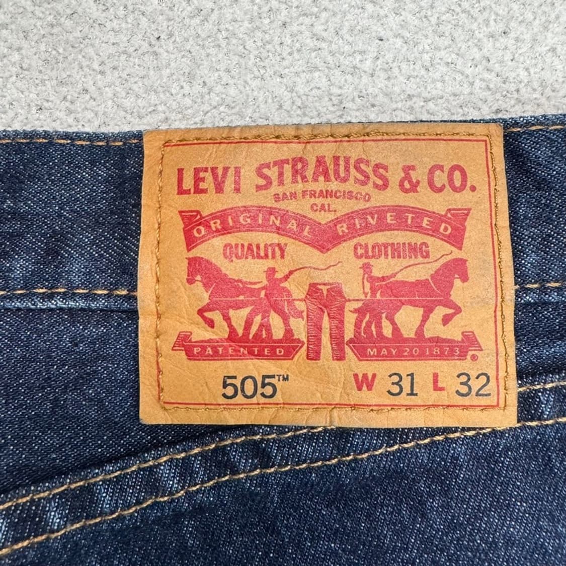 LEVI STRAUSS & CO 505 데님팬츠 W 31 L 32 상품이미지4