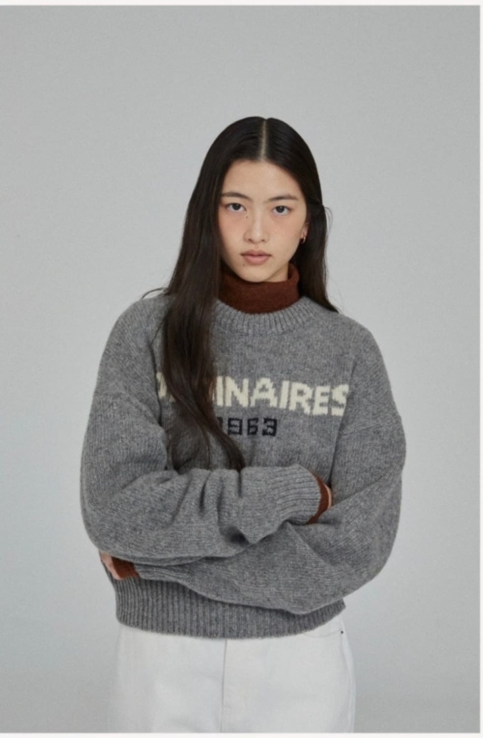 GED 게드 ALPACA BLEND TURTLENECK BROWN 상품이미지3