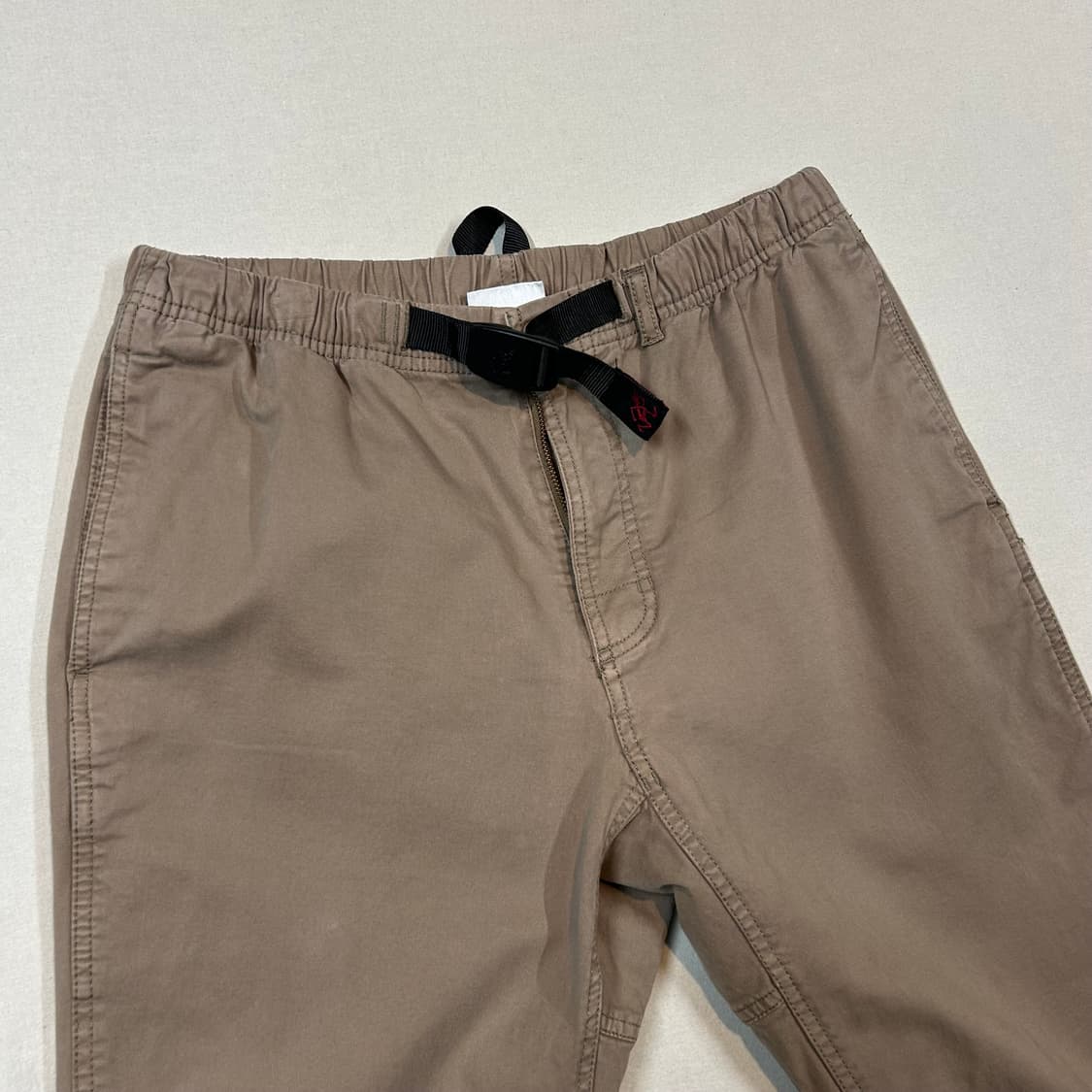 L) 그라미치 카키 브라운 면바지 조거 팬츠 상품이미지2