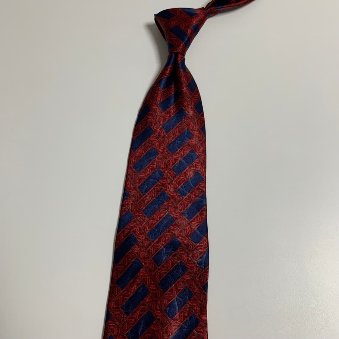 랑방(LANVIN) 기하학적패턴 명품넥타이 택 달린 미품 A+등급 상품이미지7